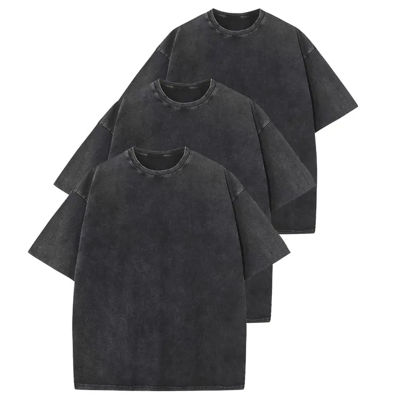 Hot Sale 49% OFF -🔥Yimoon Women's Loose T-Shirt 3-Pack – Summer Unisex-Style Solid Color Streetwear Tops