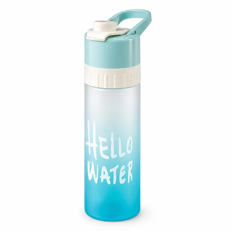 Sports Misting Water Bottle, 2-In-1 Spray with One-Press Cooling Mist
