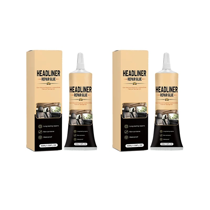 ๐49K+ Sold ๐ Waterproof Car Headliner Repair Glue, High Strength Adhesive for Sagging Car Ceiling & Interior