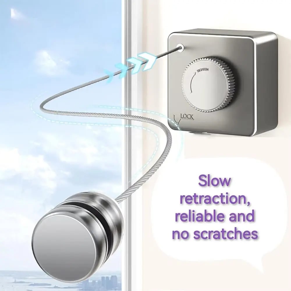 Adjustable Retractable Laundry Drying Rack