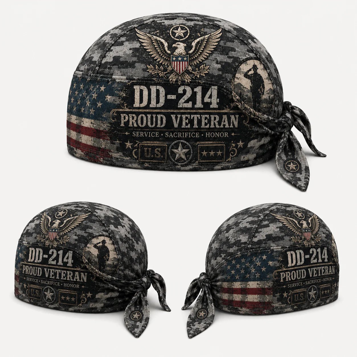 ⚡️Flash Sale 49% OFF - DD-214 Proud Veteran Riding Headwrap Cap
