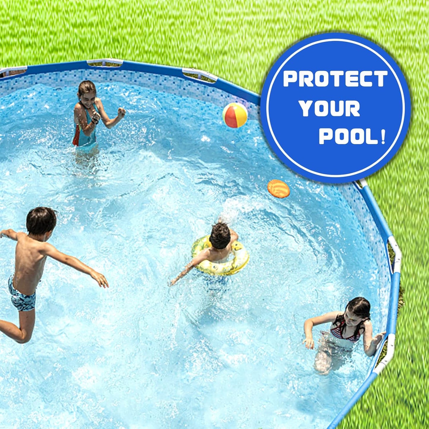 💧Upgraded Patented Pool Hose Holder for Above Ground Intex & Bestway Pipes