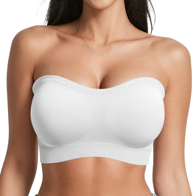 Women's Non-Slip Strapless Bra – Seamless Wireless Support