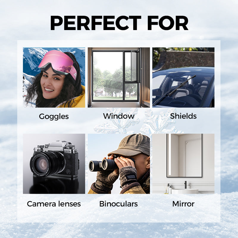 🌫️🚗 Anti-Fog Glass Coating Wiper – Easy Swipe-On Treatment for Car Windows, Mirrors & Visors