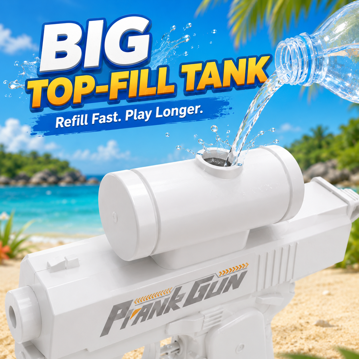 💦 Long-Range Trick Water Blaster – 8M Summer Spray Toy