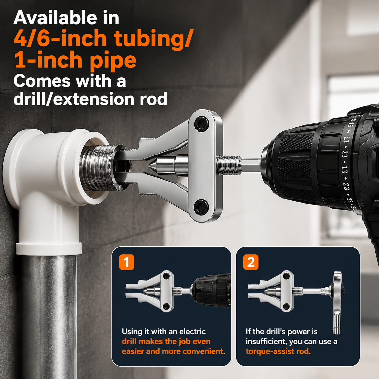 π₯ 50% OFF Drill-Powered Broken Pipe Thread Extractor Setπ§