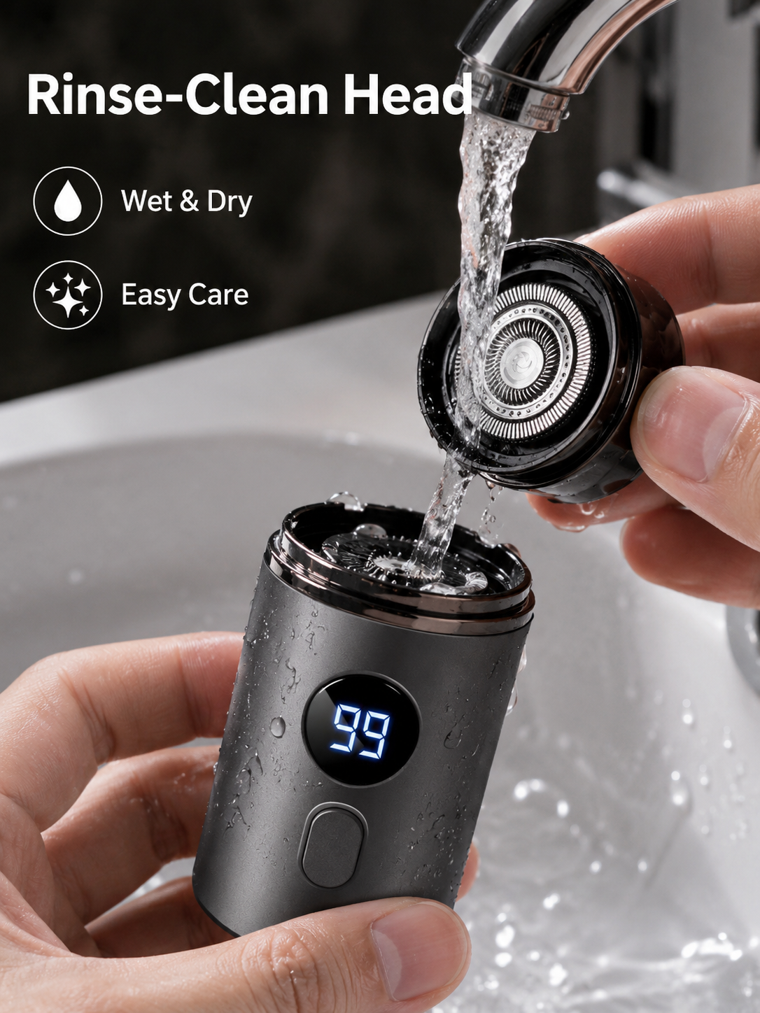๐ฅ Hot Sale Mini Portable Electric Shaver for Men & Women โ USB Rechargeable Waterproof Razor