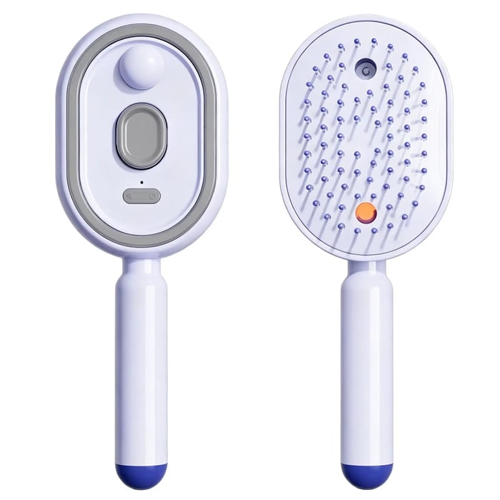 đ„Electric Spray Air Cushion Massage Hair Comb â Anti-Tangle & Essential Oil Mist Brush