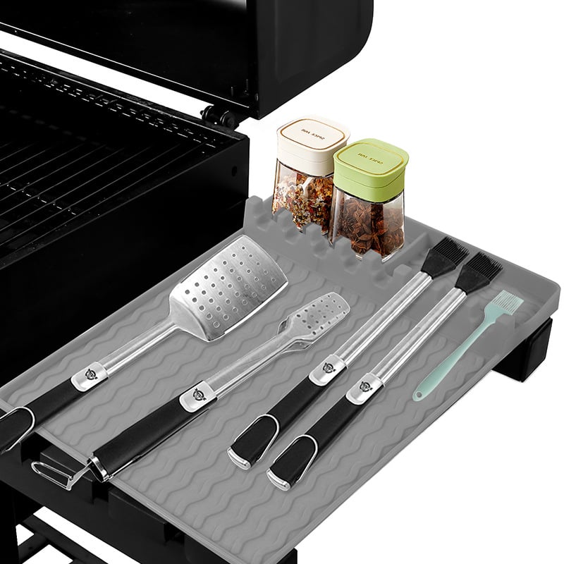 đ„Last Day 49% OFF -đSilicone BBQ Side Shelf Mat â Keep Tools Clean & Close