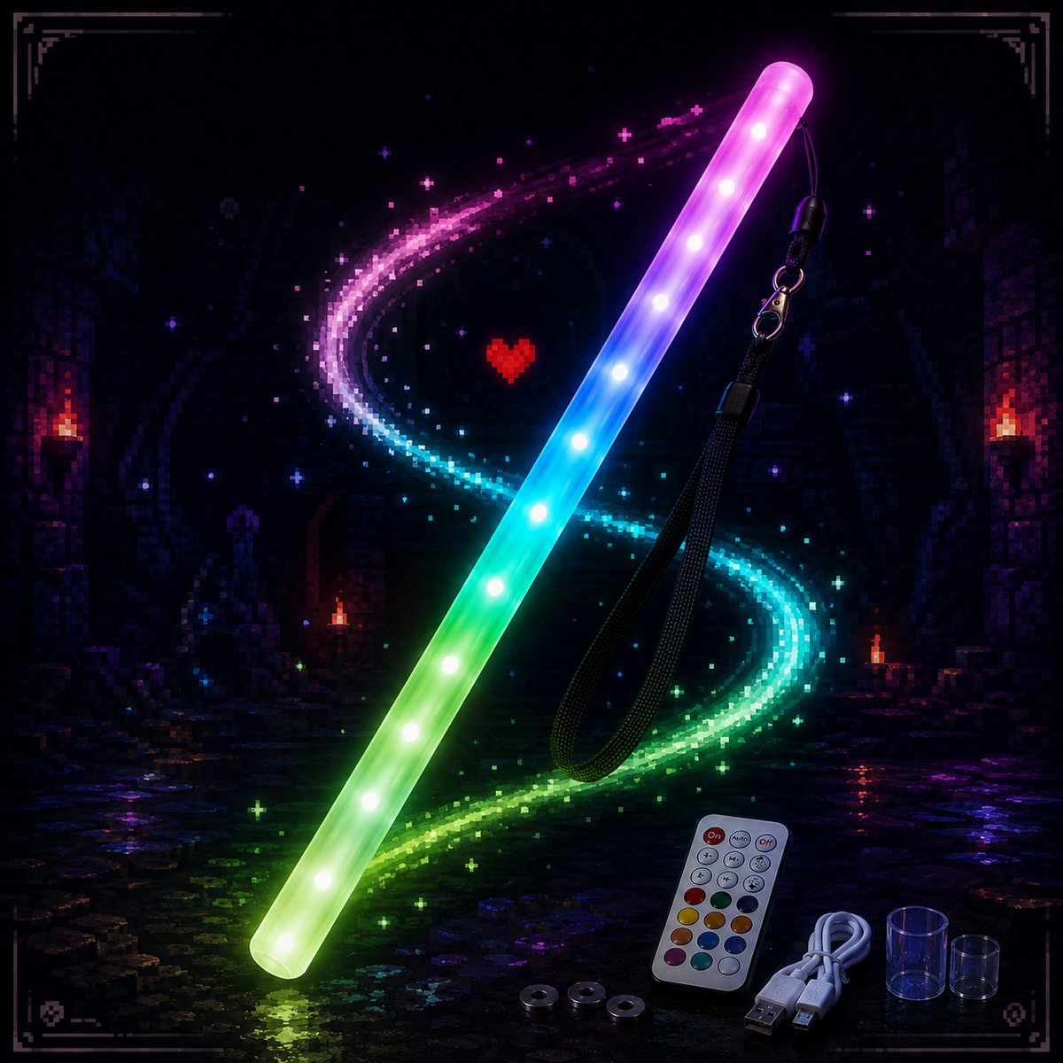 The Coolest Halloween Prop: LED Levitating Wand