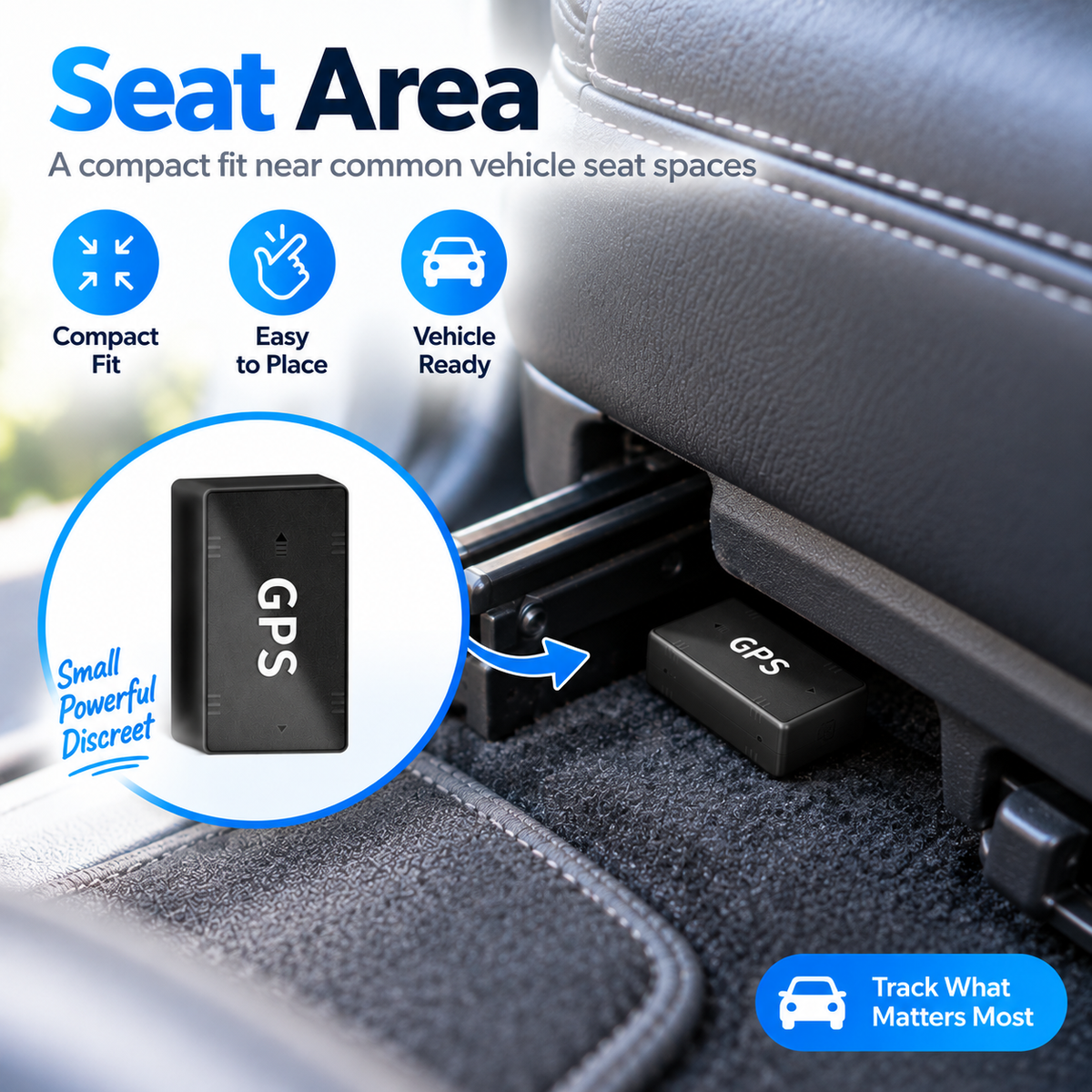 ๐ฅ Portable Mini GPS Tracker with Real-Time Location & Safe-Zone Alerts