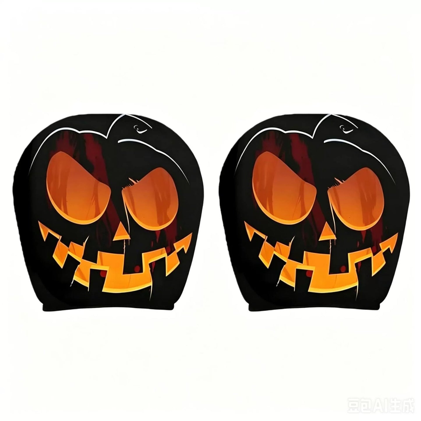 π Funny Cartoon Car Headrest Covers β 2PCS Universal Fit π
