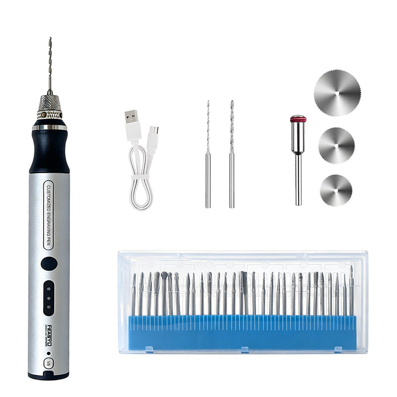⏰Mini Cordless Electric Engraving Pen – Portable Precision Engraving Tool