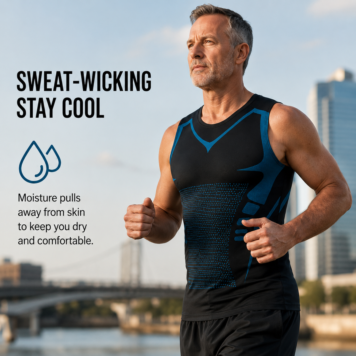 💪🔥Men's Slimming Compression Vest | Posture Corrector Base Layer