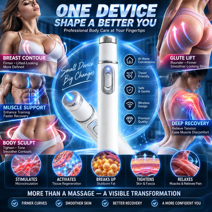 🔥ULTRASONIC SHOCK WAVE BODY REMODELING SYSTEM™——Enhances bust and lifts buttocks. Fuel Muscle Growth.Boost Circulation. Relieve Pain.