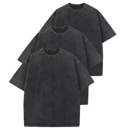Hot Sale 49% OFF -🔥Yimoon Women's Loose T-Shirt 3-Pack – Summer Unisex-Style Solid Color Streetwear Tops