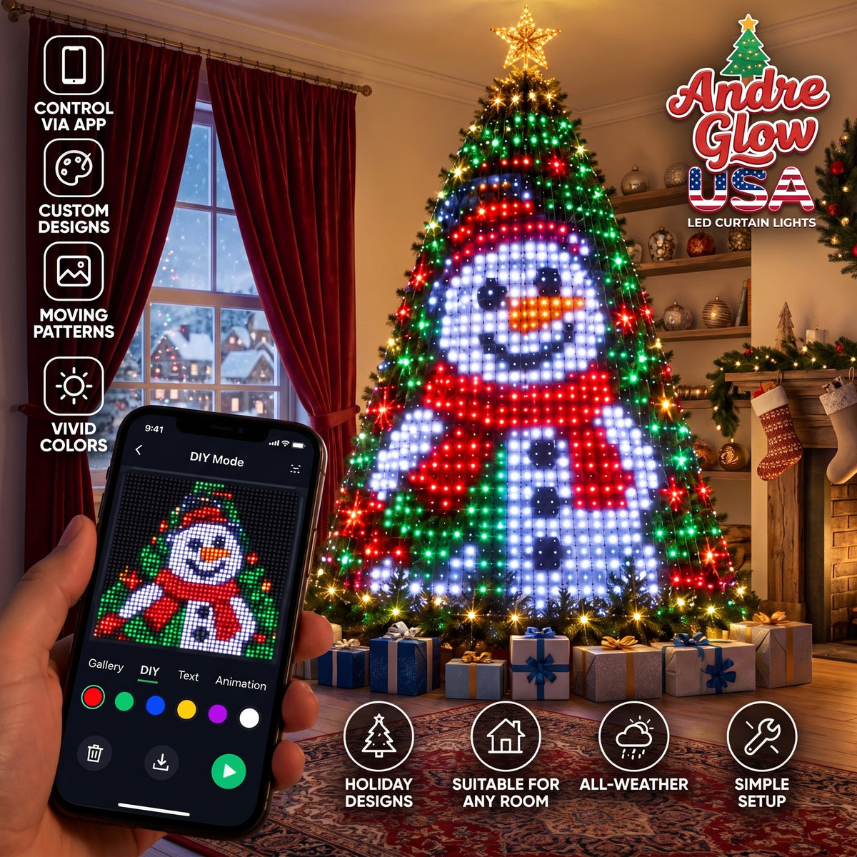 🎄 Glow Tree Smart Christmas Tree LED Lights