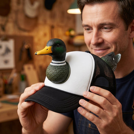 3D Duck Decor Trucker Hat