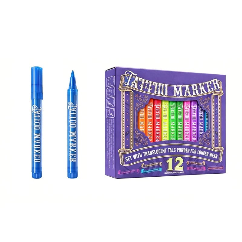 Glow Party Neon Tattoo Markers