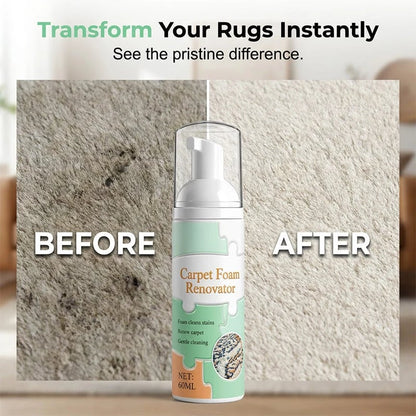 🔥BUY 1 GET 1 FREE 🧼 Waterless Carpet Foam Stain Remover – Lift, Wipe & Refresh