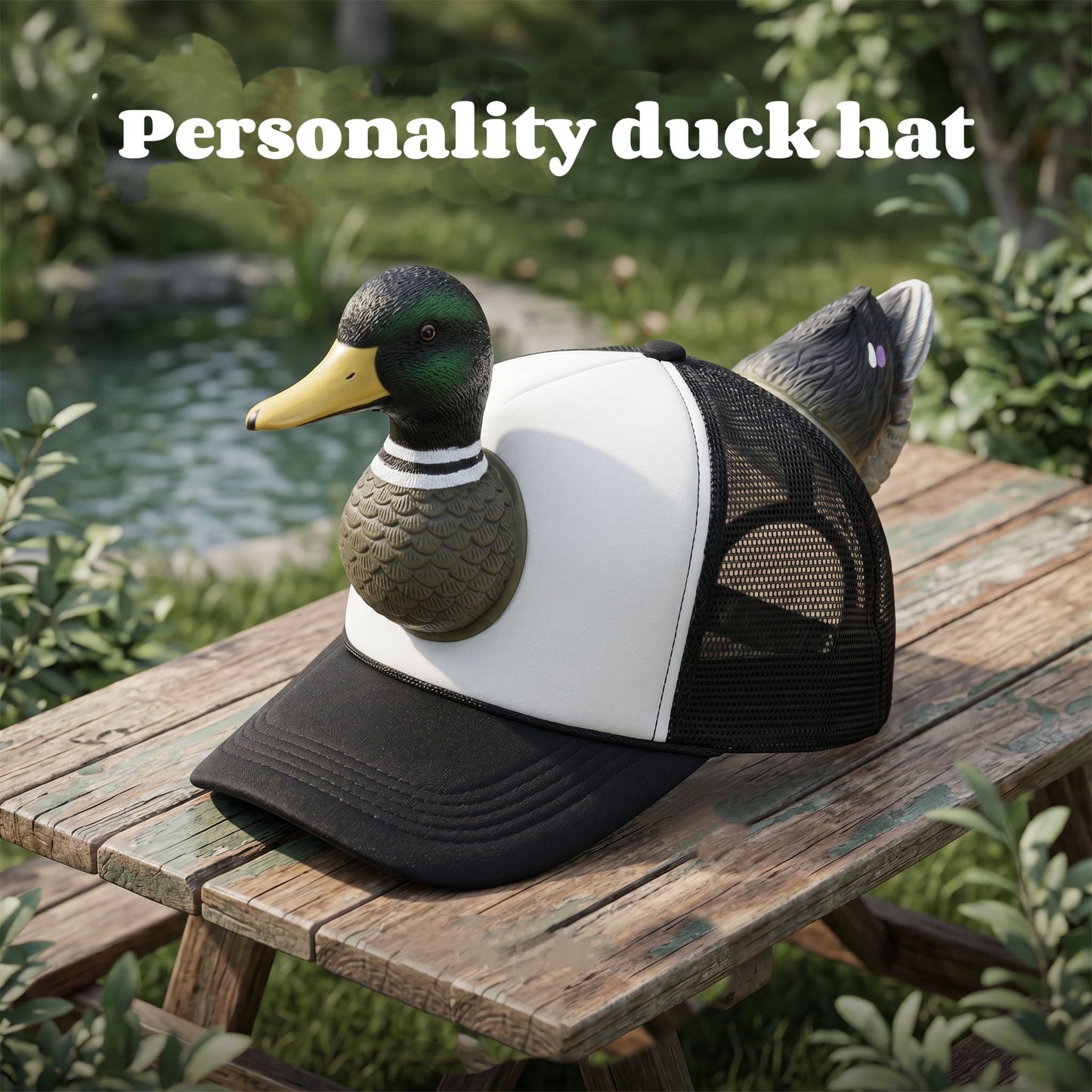3D Duck Decor Trucker Hat