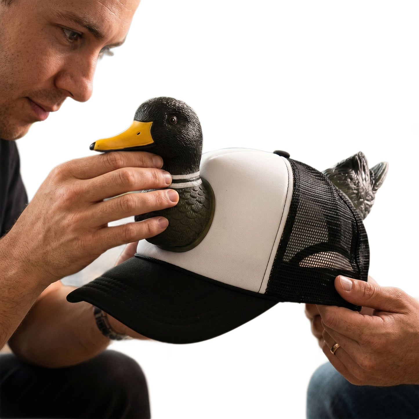 3D Duck Decor Trucker Hat