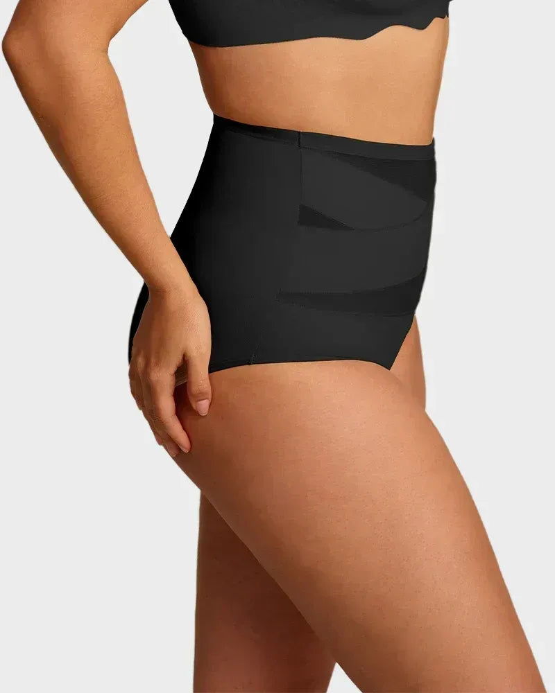💟Plus-Size High-Waist Cross Tummy Control Panties🩲