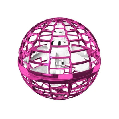 Flying Orb Ball Toy: Hand-Controlled Boomerang Spinner with LED Lights
