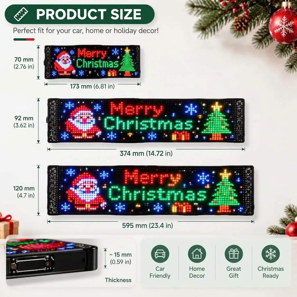 🎅Christmas LED Car Window Display