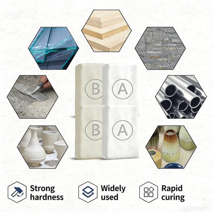 🔥HOT SALE🔥🔥Steel Reinforced Epoxy Putty – High Strength Waterproof Repair Clay for Metal, Wood, Plastic & Cracks