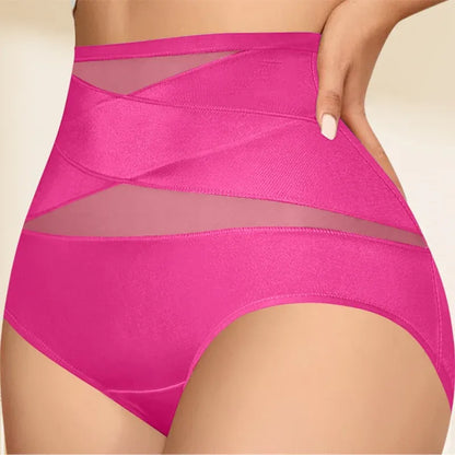 💟Plus-Size High-Waist Cross Tummy Control Panties🩲