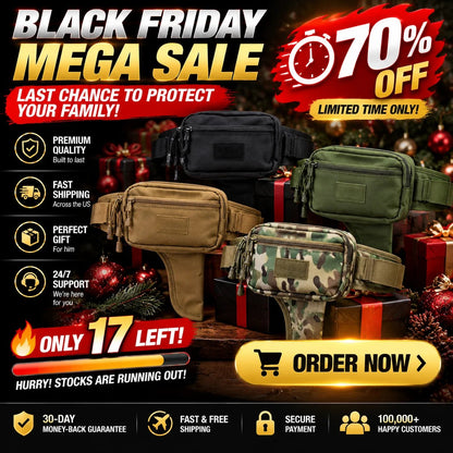 Tactical Concealed Carry Fanny Pack