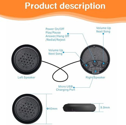 🔥HOT SALE 49% OFF🧒🎧Kids Bluetooth Sleep Mask Headband – 😴✨Super Soft Fleece With Thin Wireless Music Speakers for Travel Nap Bedtime