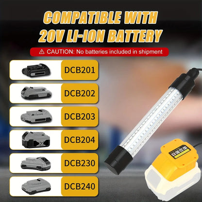 Father's Day Gift⚡💚IP68 Underwater fishing light Compatible with DeWalt 20V Battery