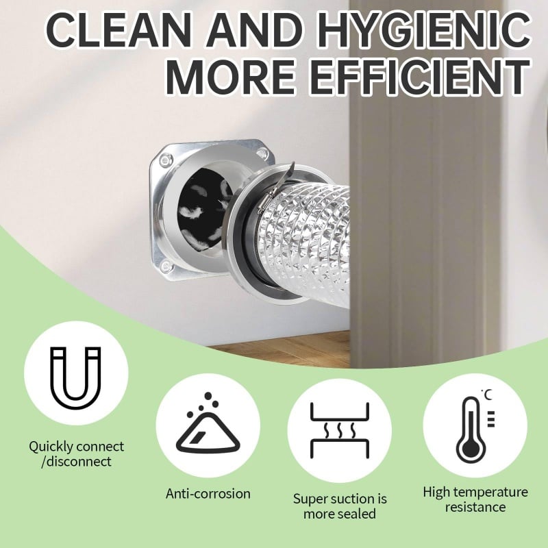 🔥 49% OFF---Magnetic Dryer Vent Coupler | Fast & Sealed Connection