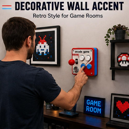 🎁Only $16.99 This Week🕹️ Retro Arcade Game Wall Switch Panel