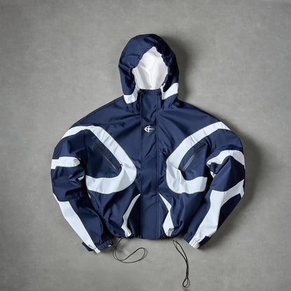 🔥Menswear Stylish Futuristic Techwear Windbreaker Coat