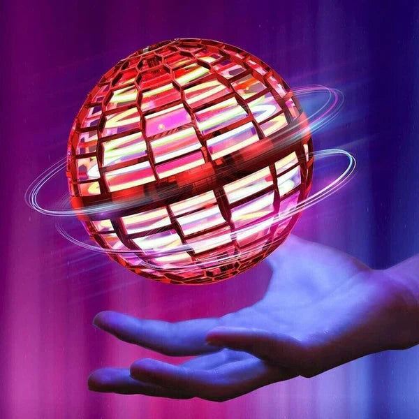 Sphere Flying Spinner Toy with LED Lights for Kids