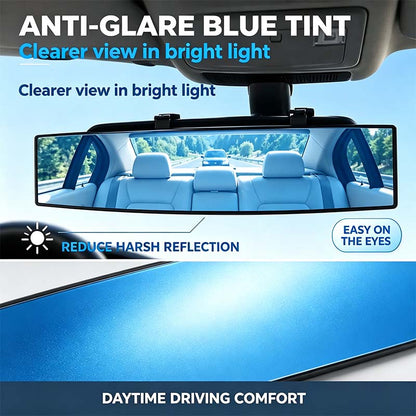 🚗 Panoramic Rearview Mirror · Eliminate Blind Spots Instantly