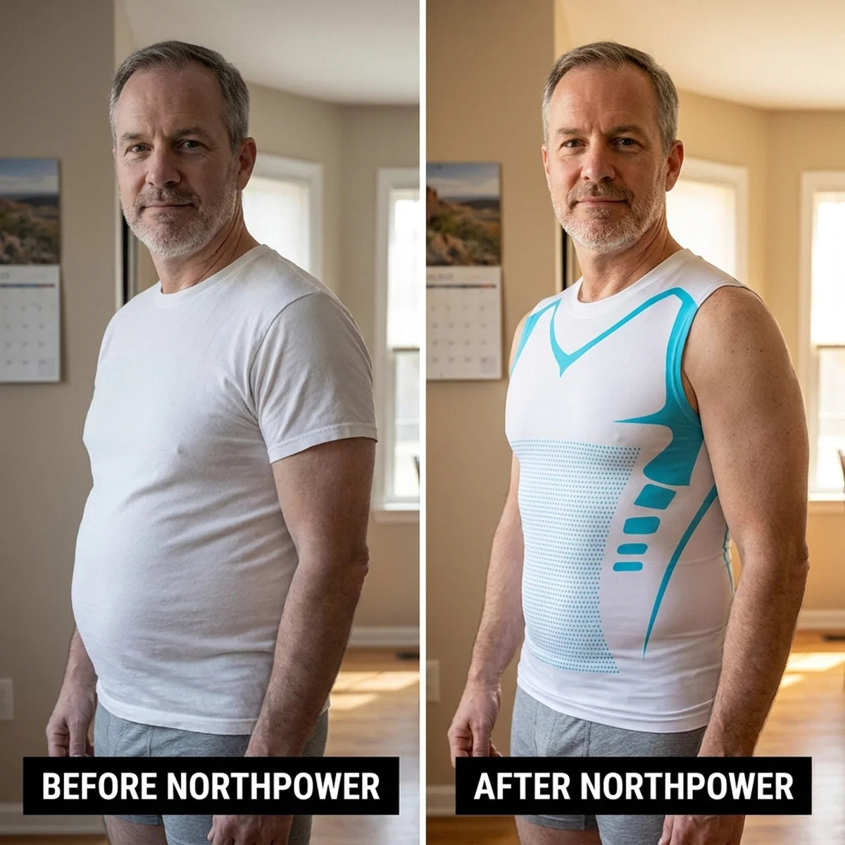 💪🔥Men's Slimming Compression Vest | Posture Corrector Base Layer
