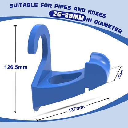 💧Upgraded Patented Pool Hose Holder for Above Ground Intex & Bestway Pipes