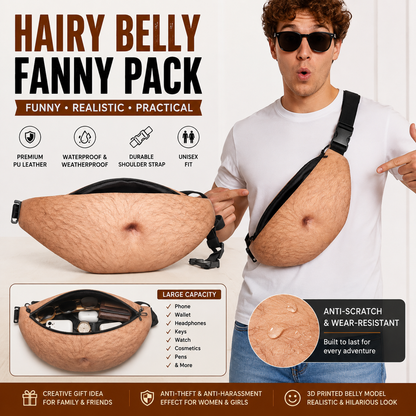 Belly Fanny Pack - Dad Bod Beer Belly Bag Waist Pack