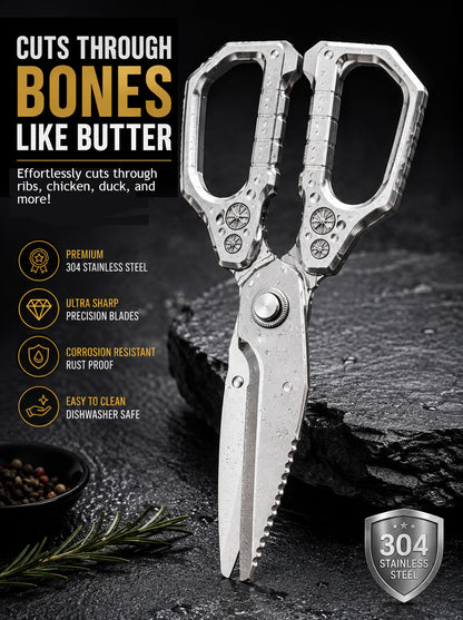 ⏳Limited-time 50% off⏰Multifunctional Heavy-Duty Kitchen Shears✂️🦴