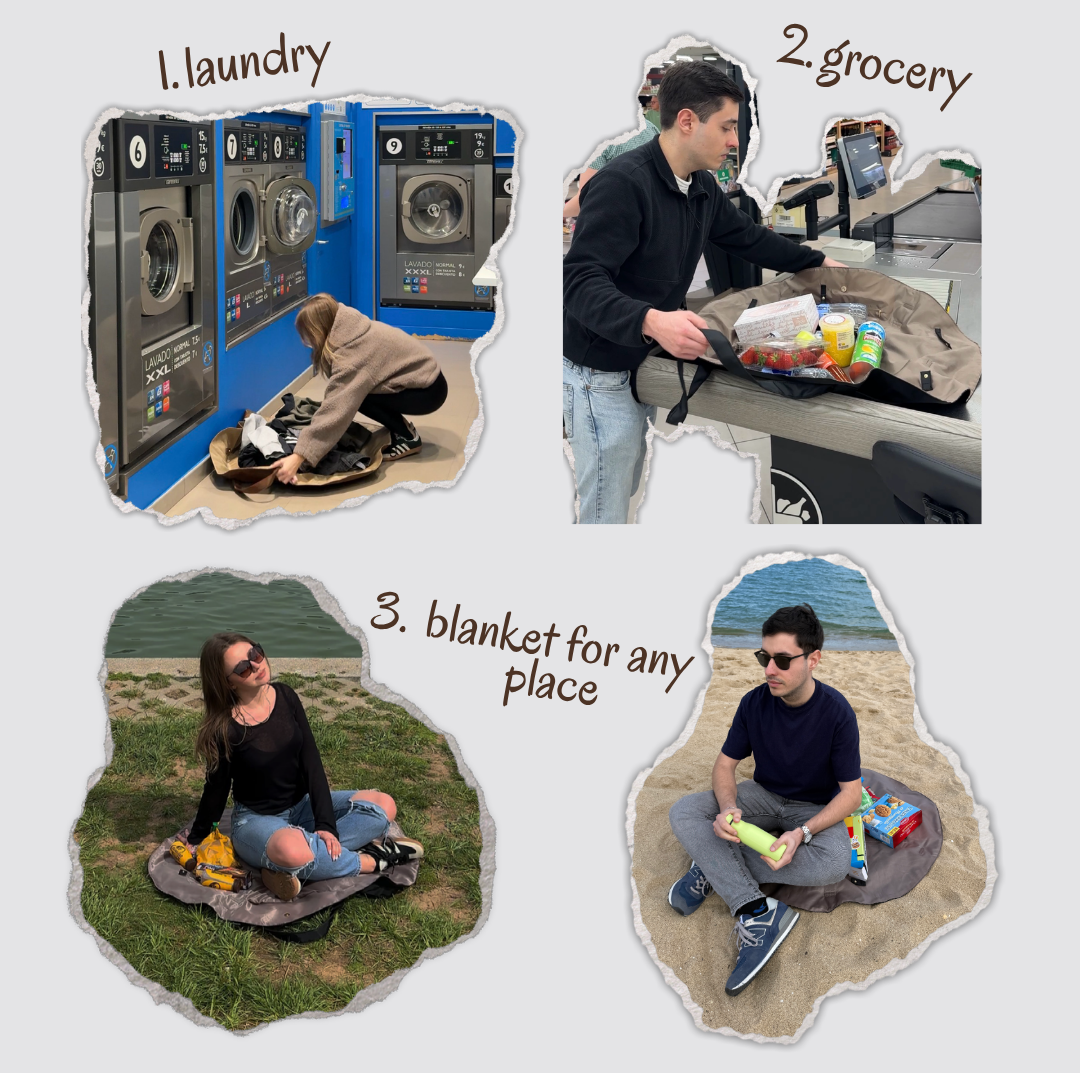 2-IN-1 FOLDABLE BAG & PICNIC BLANKET
