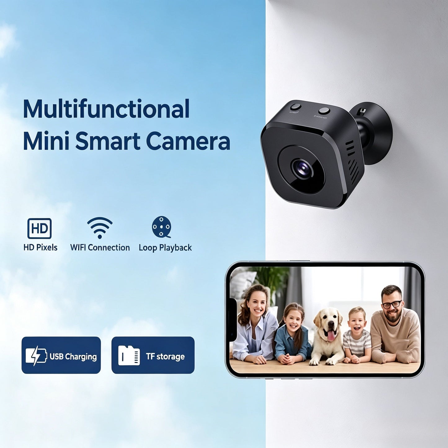 1080P Mini WiFi Security Camera
