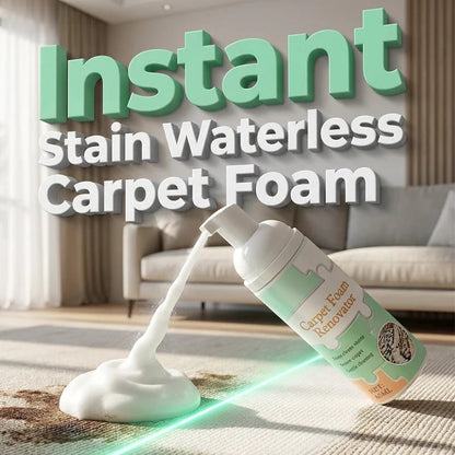 🔥BUY 1 GET 1 FREE 🧼 Waterless Carpet Foam Stain Remover – Lift, Wipe & Refresh