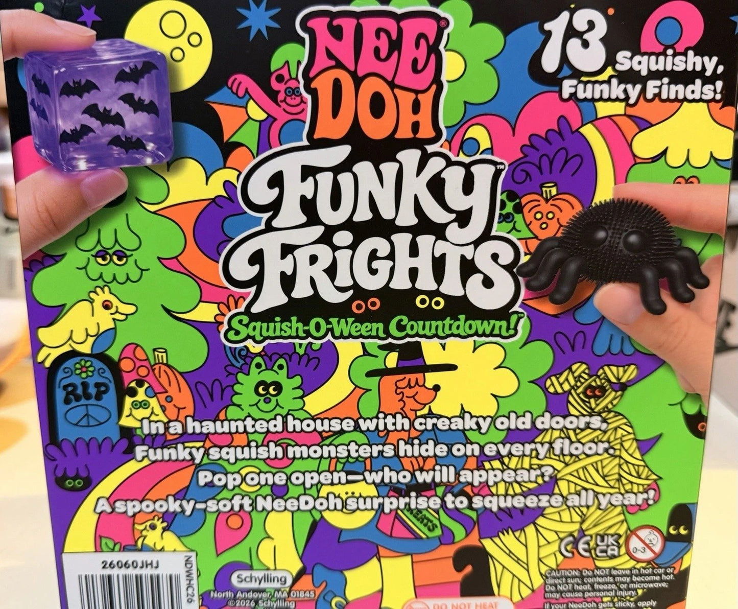 NeeDoh Funky FrightsTM Squish-O-Ween Countdown