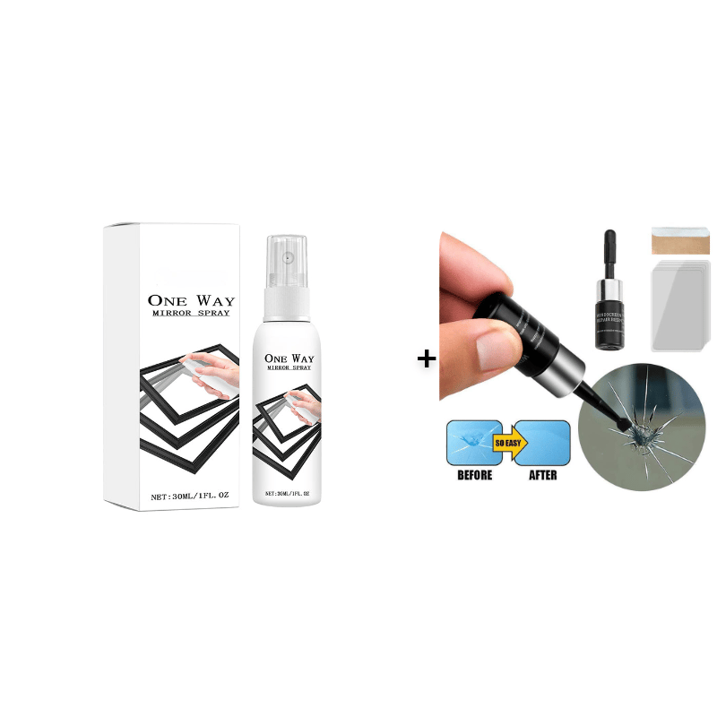 49% OFF Reflective Window Spray | One-Way Mirror Privacy Shield for Home & Car