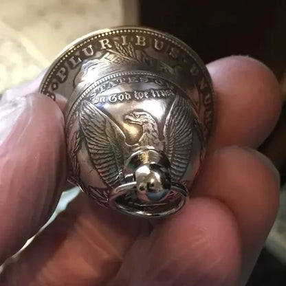 Morgan Silver Dollar Decoration- Bell