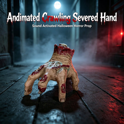 Latex Crawling Hand Decoration | Battery Operated Motion & Sound